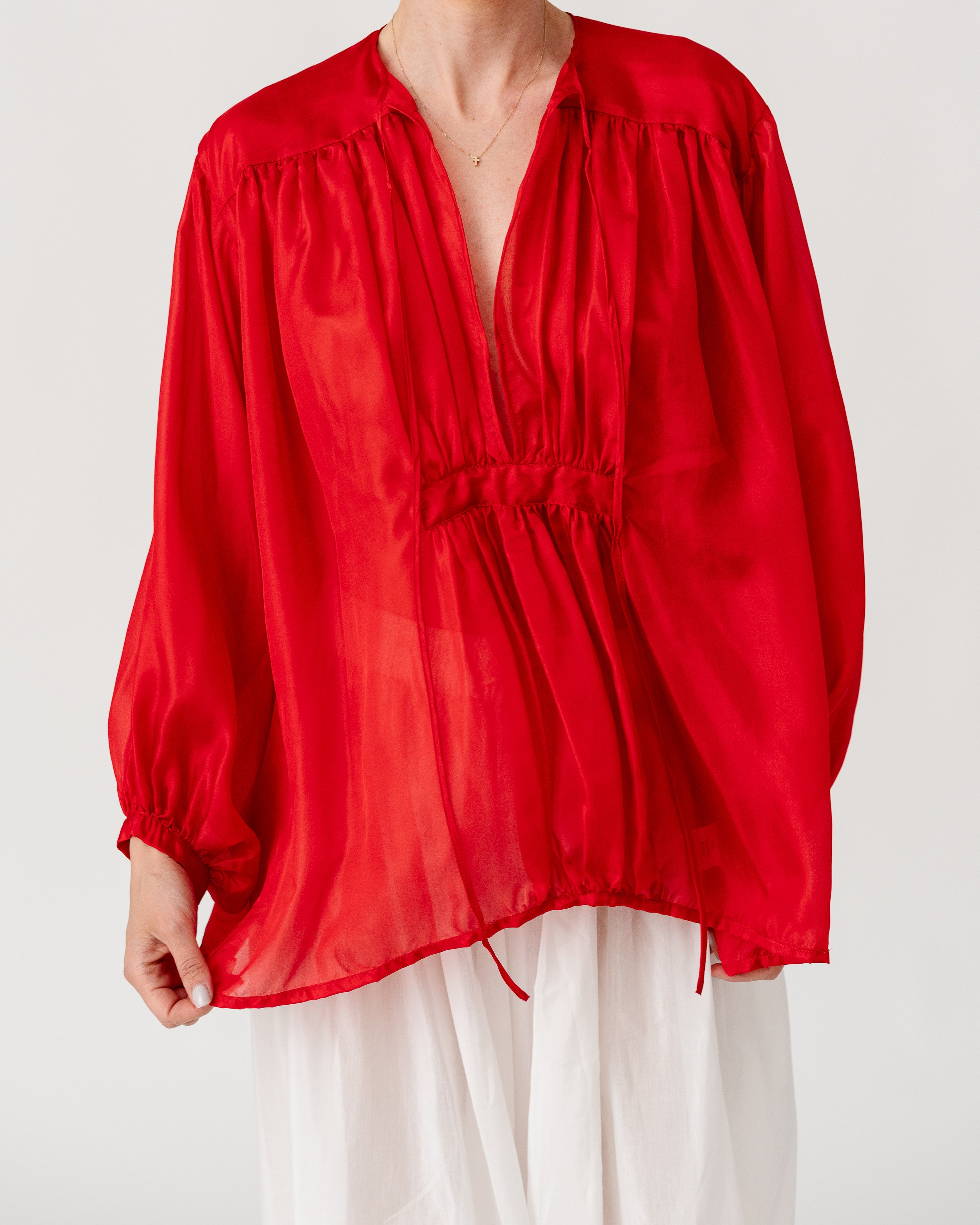 The Hazy Nipple Silk Shirt